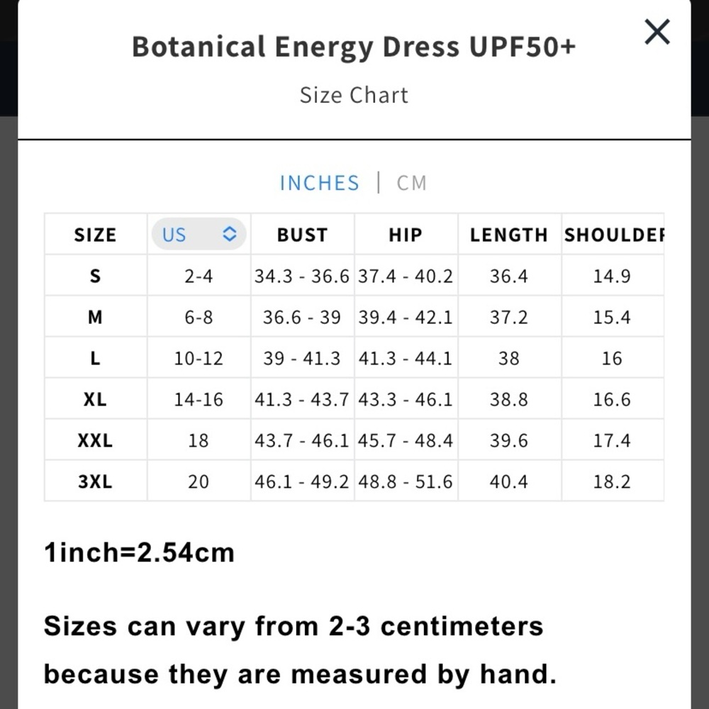 NWT! Acegolfs dress - Botanical Energy UPF 50+ Size Large with pockets - Picture 9 of 10
